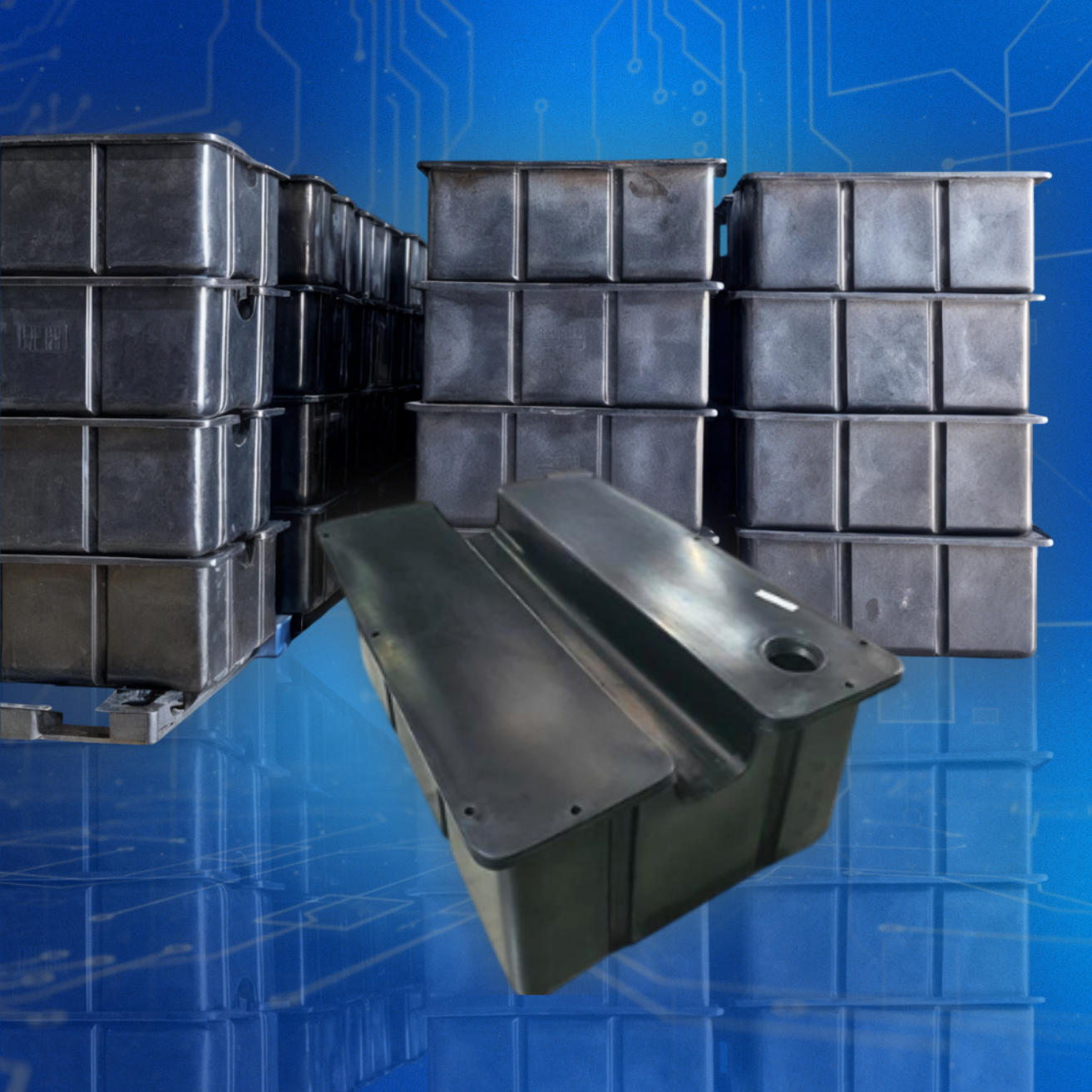 Phao nhựa cho nhà nổi trên sông